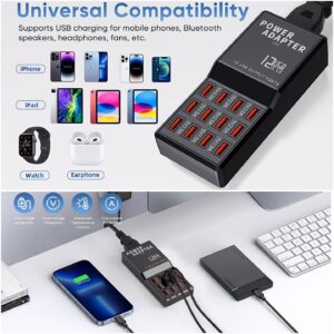 12 Port USB Fast Charging Hub